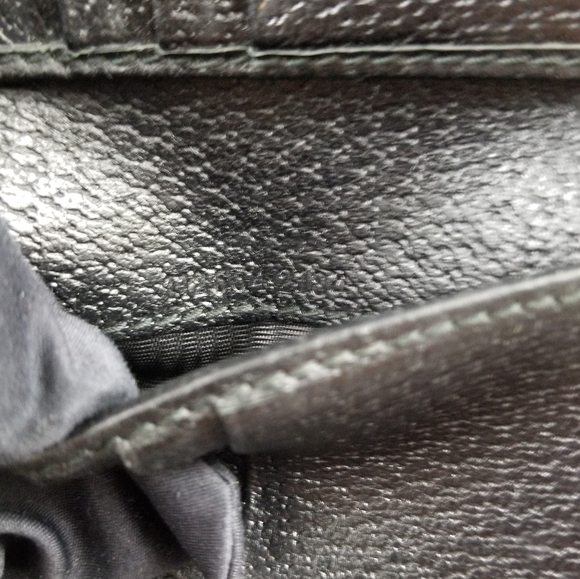 GUCCI GG Vintage Classic Double Sided Flap Wallet Signature Signature Italy - Picture 7 of 16